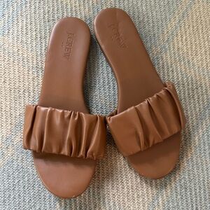 J. Crew Women's Brown Slide Sandals. Size 7